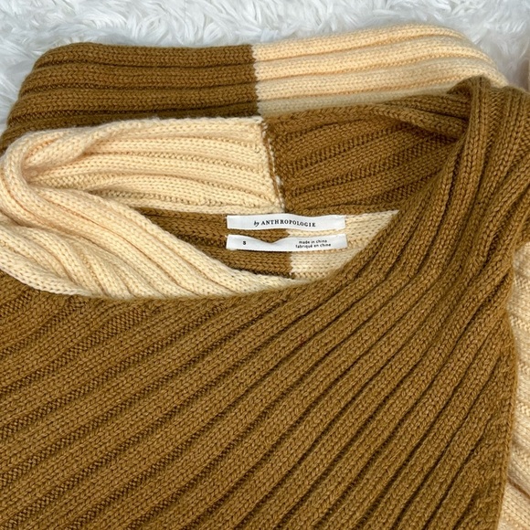 Anthropologie | Amelia Sweater | Ribbed Cross-Front Sweater - Picture 3 of 5